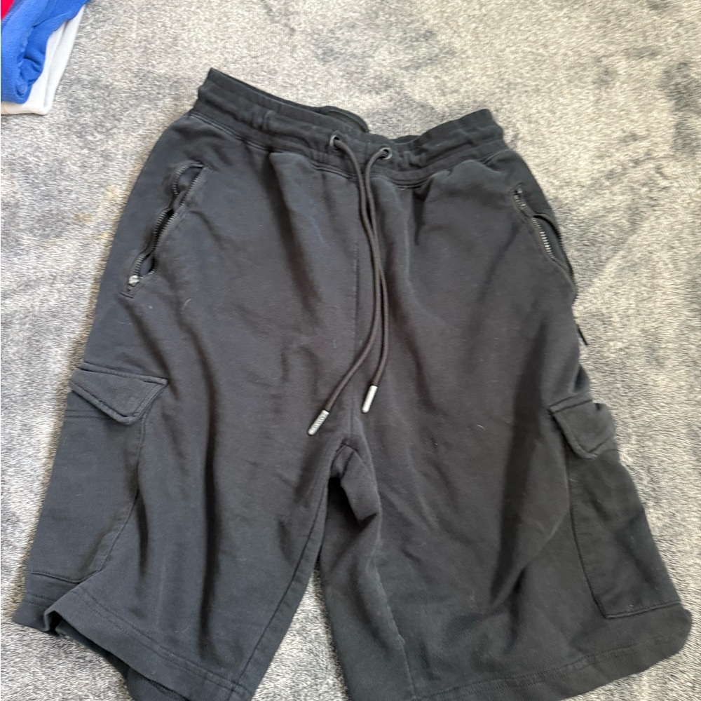 Black Chinos with Adjustable Waistband and Soft Texture